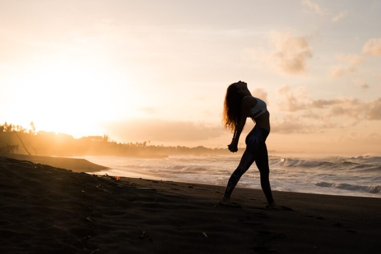 Photo Beach yoga