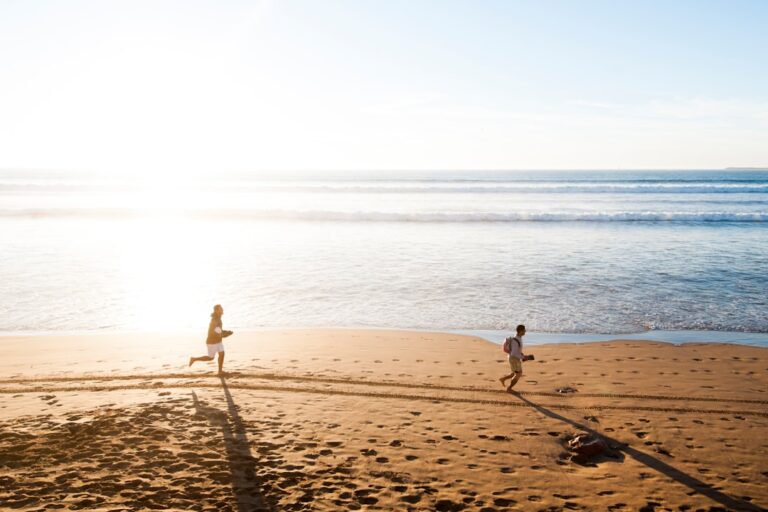 Photo Beach running